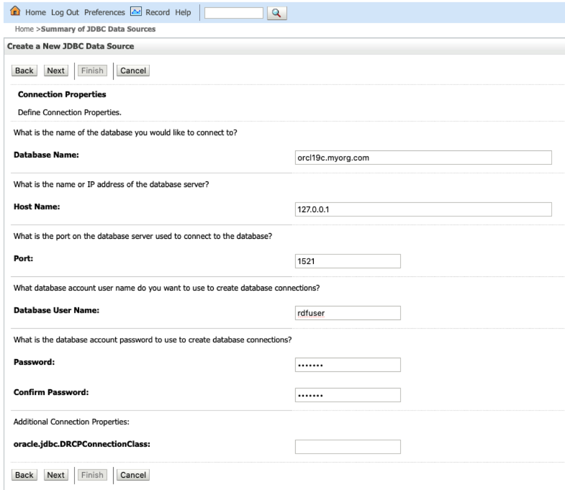 Create JDBC Data Source