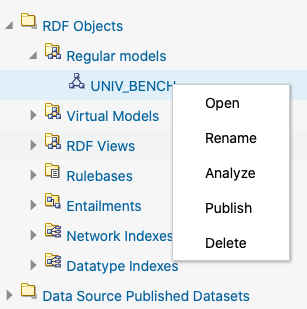 RDF Navigaotr - Context Menu