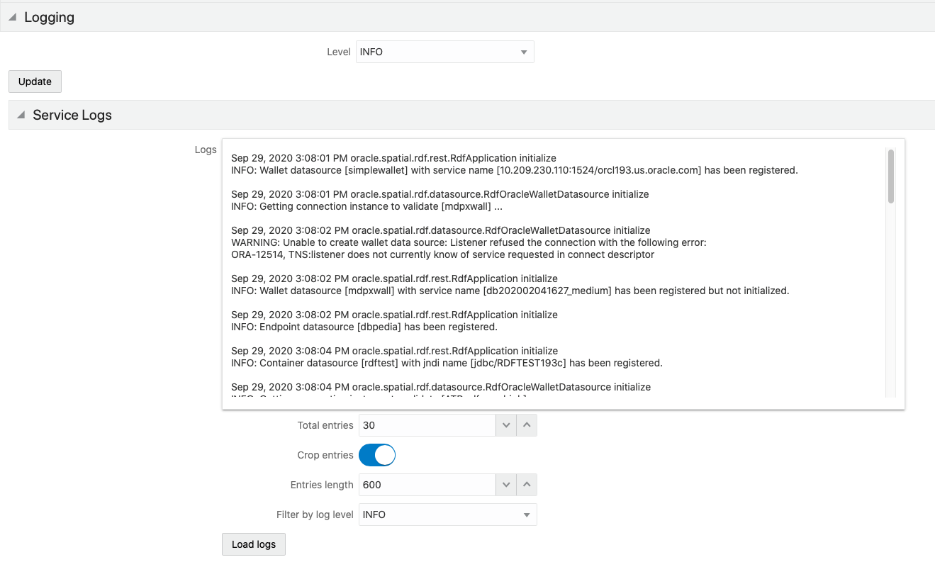 Logging JSON Configuration File